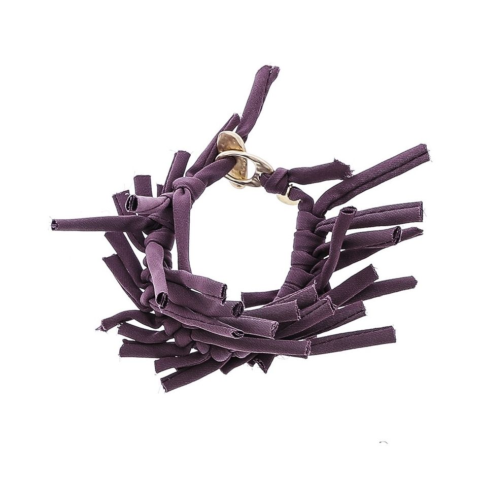 TUBE BRACELET WITH KNOTS