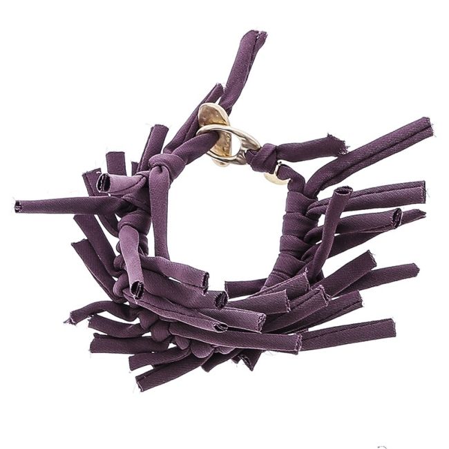 TUBE BRACELET WITH KNOTS