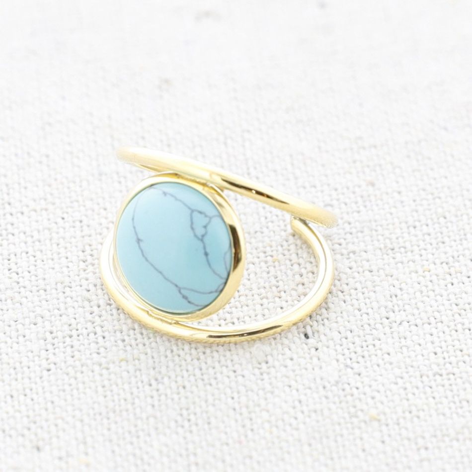 ANILLO ACERO PIEDRA