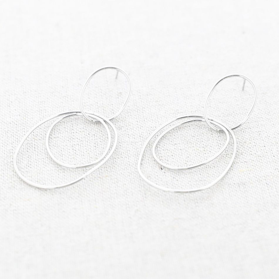 PENDIENTES ACERO ARANDELAS
