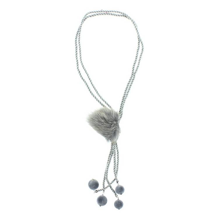 COLLAR LARGO COLG. POMPÓN 2