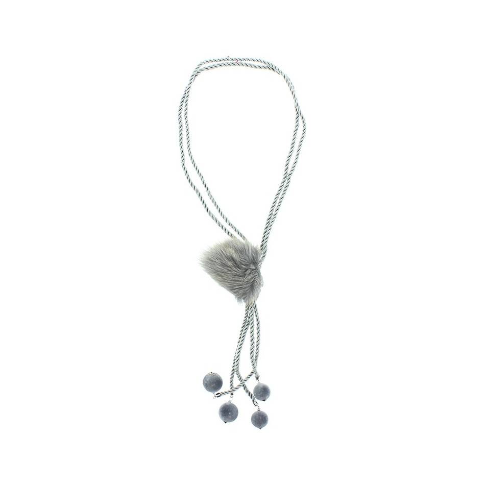 COLLAR LARGO COLG. POMPÓN