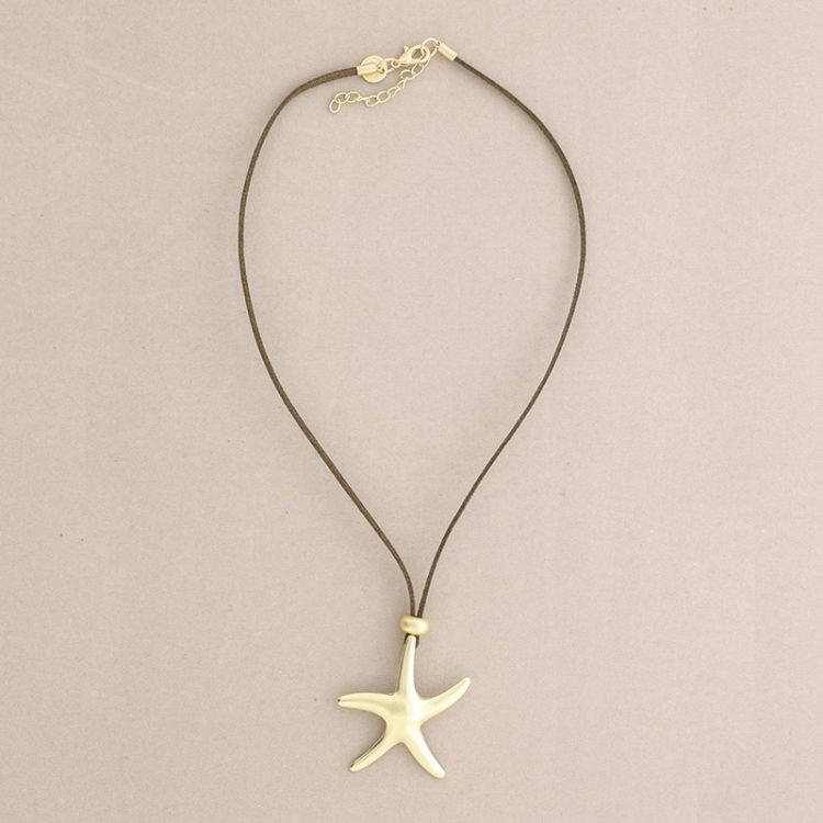 METAL STARFISH PENDANT SHORT NECKLACE