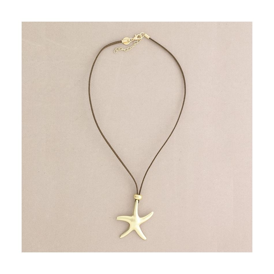 METAL STARFISH PENDANT SHORT NECKLACE