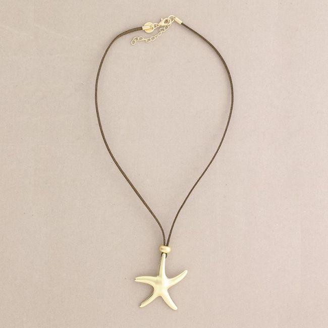 METAL STARFISH PENDANT SHORT NECKLACE