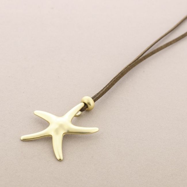 METAL STARFISH PENDANT SHORT NECKLACE