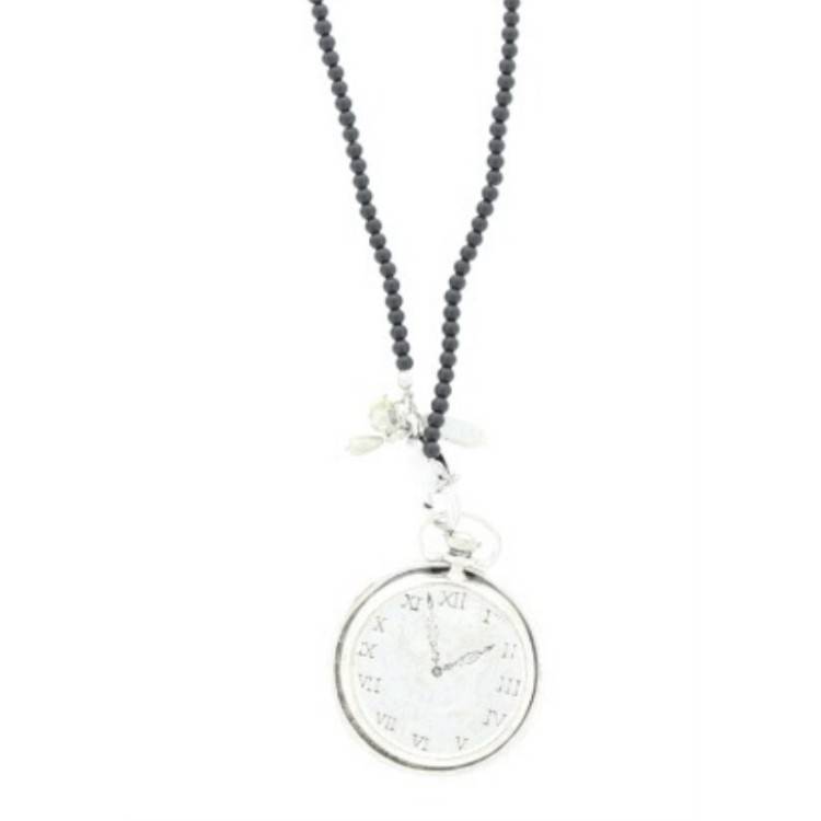 COLLAR LARGO COLG.METAL CUENTAS