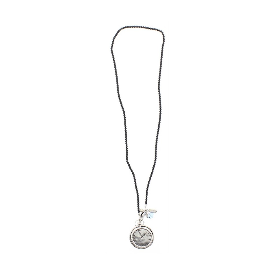 COLLAR LARGO COLG.METAL CUENTAS