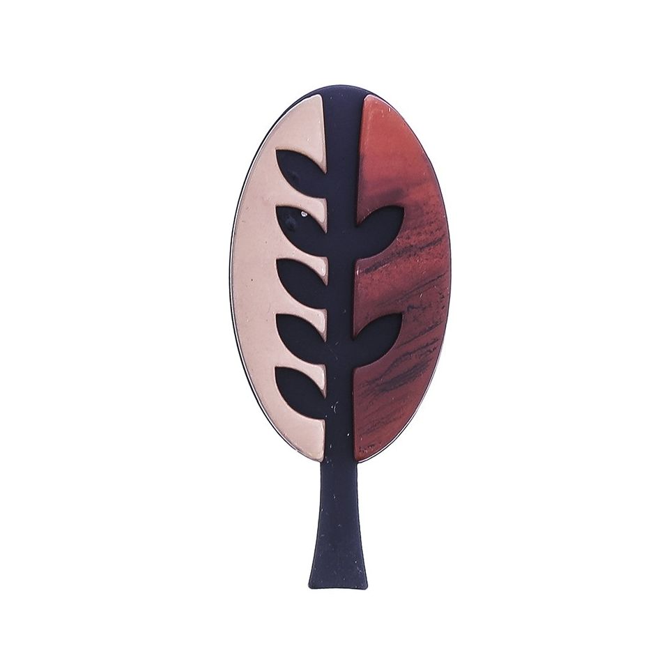 BROCHE ÁRBOL RESINA