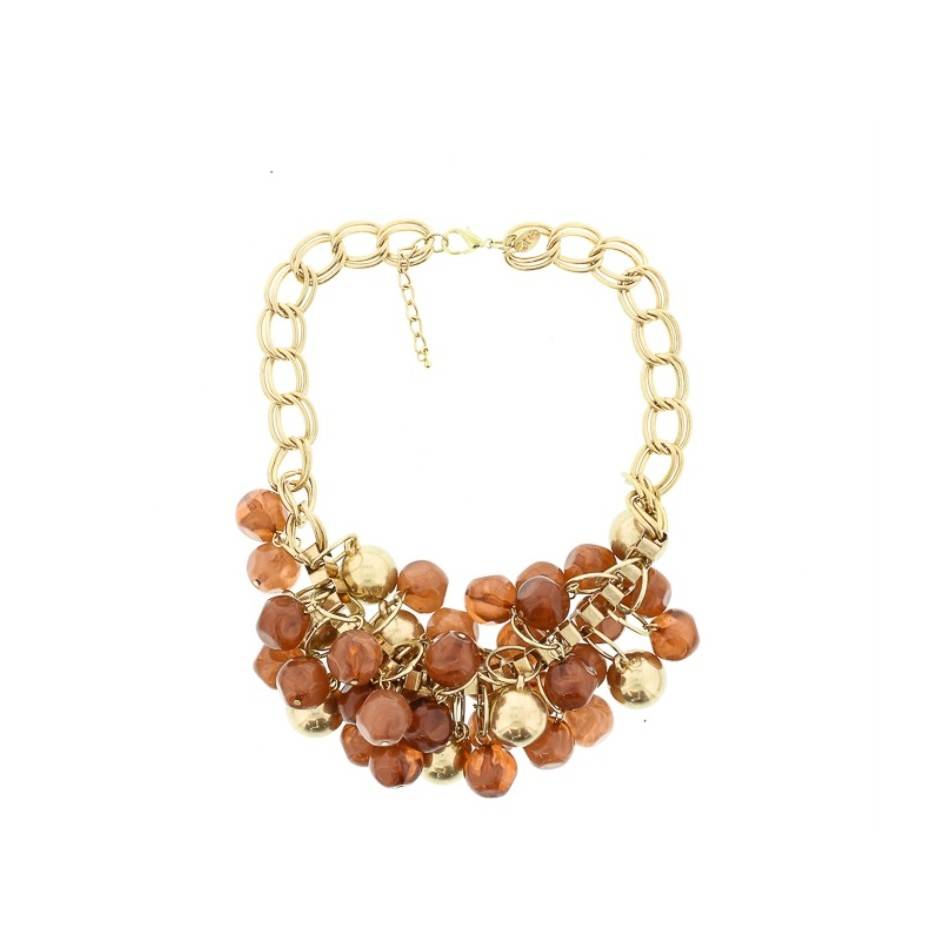 BEAD CHAIN SHORT NECKLACE