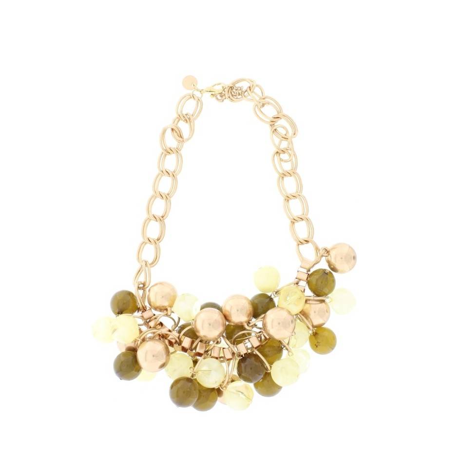 BEAD CHAIN SHORT NECKLACE