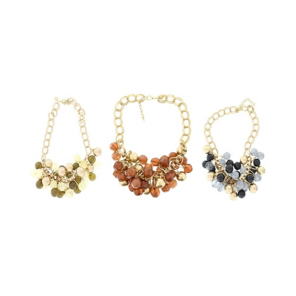 BEAD CHAIN SHORT NECKLACE