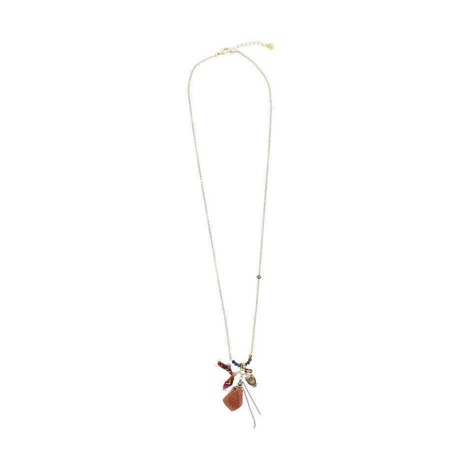LONG PENDANT NECKLACE STONES