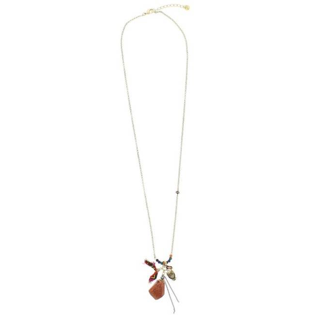 LONG PENDANT NECKLACE STONES