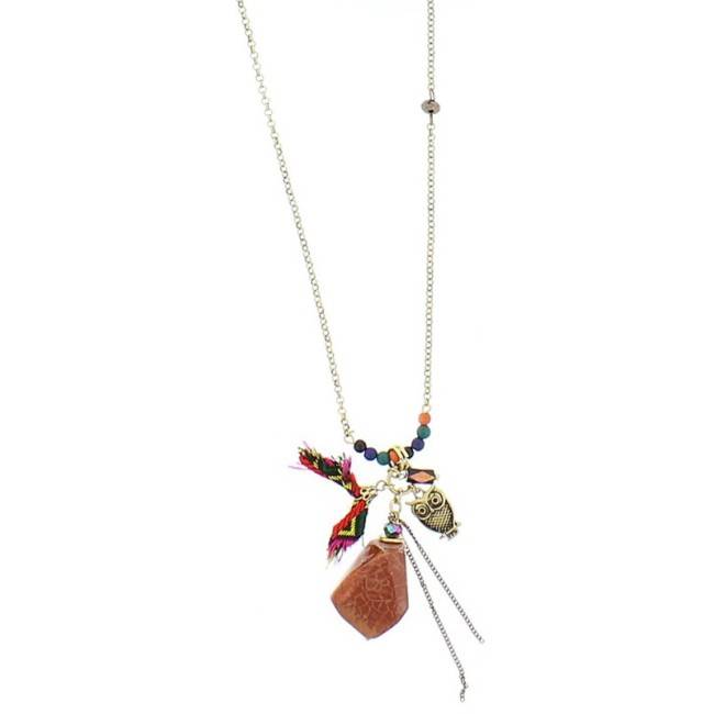 COLLAR LARGO COLG. PIEDRAS