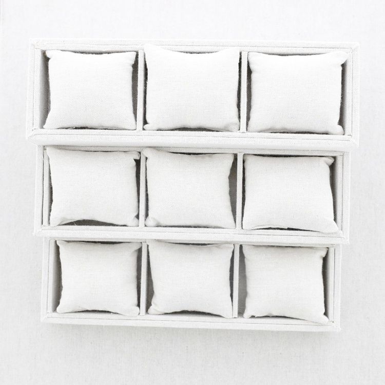 BRACELET HOLDER THREE LEVELS LINEN 26*24*9