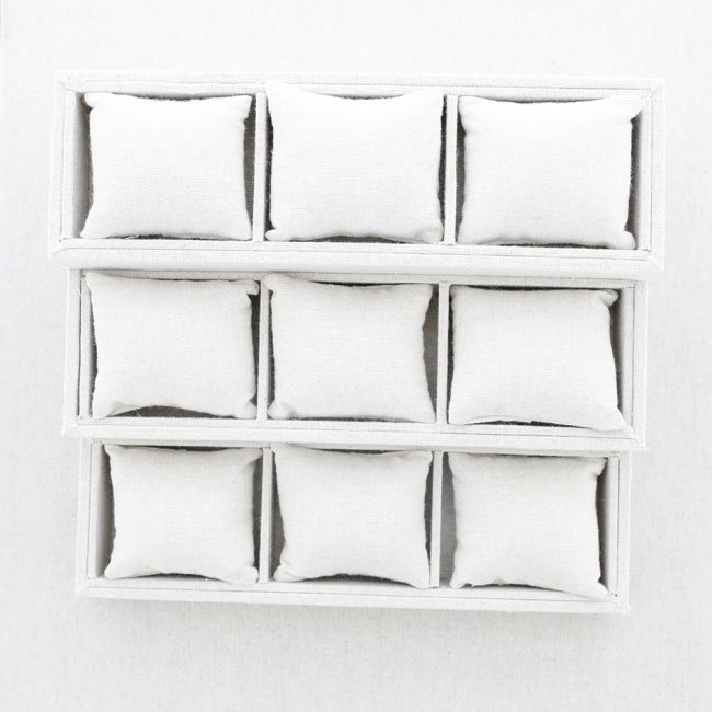 BRACELET HOLDER THREE LEVELS LINEN 26*24*9