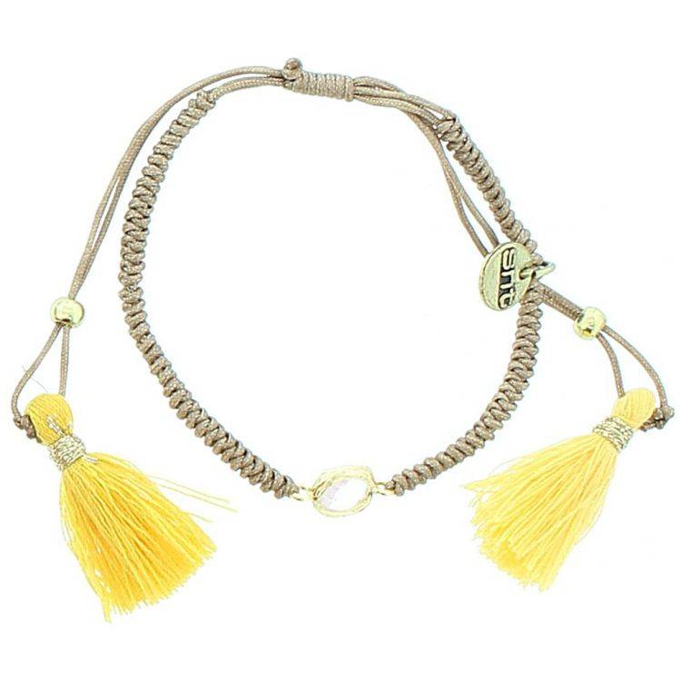 PULSERA  MACRAMÉ FLECOS
