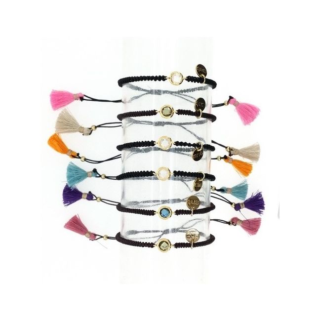 FRINGED MACRAME BRACELET