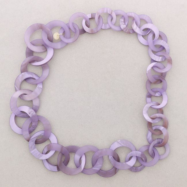 COLLAR LARGO ESLABONES RESINA