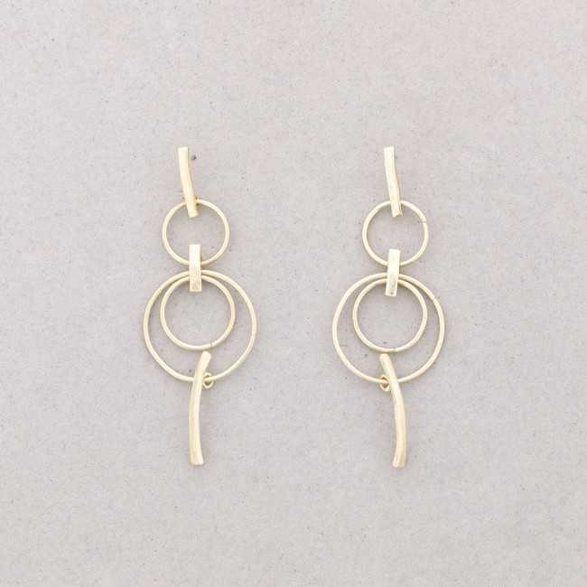 METAL SHAPED EARRINGS