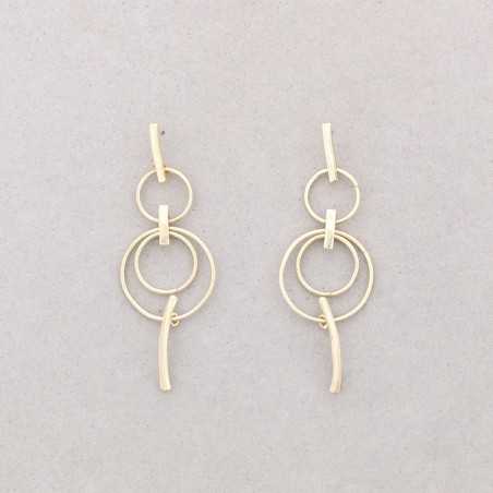 METAL SHAPED EARRINGS