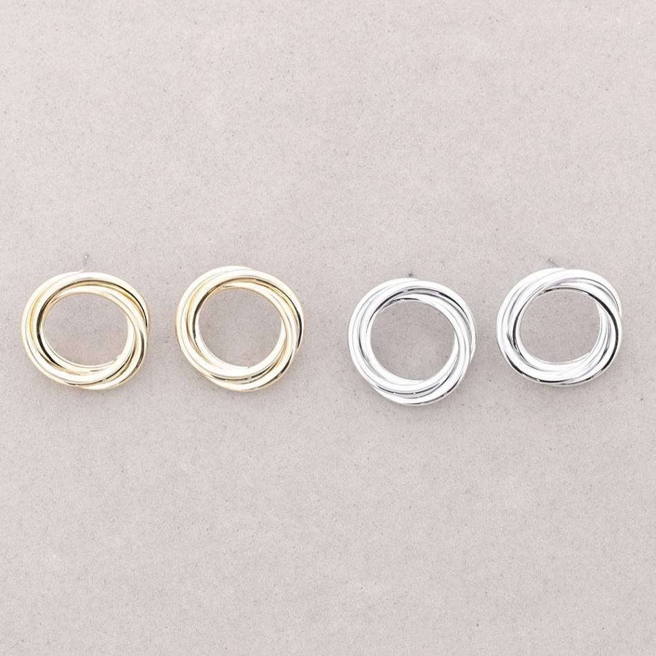 INTERTWINED HOOP EARRINGS