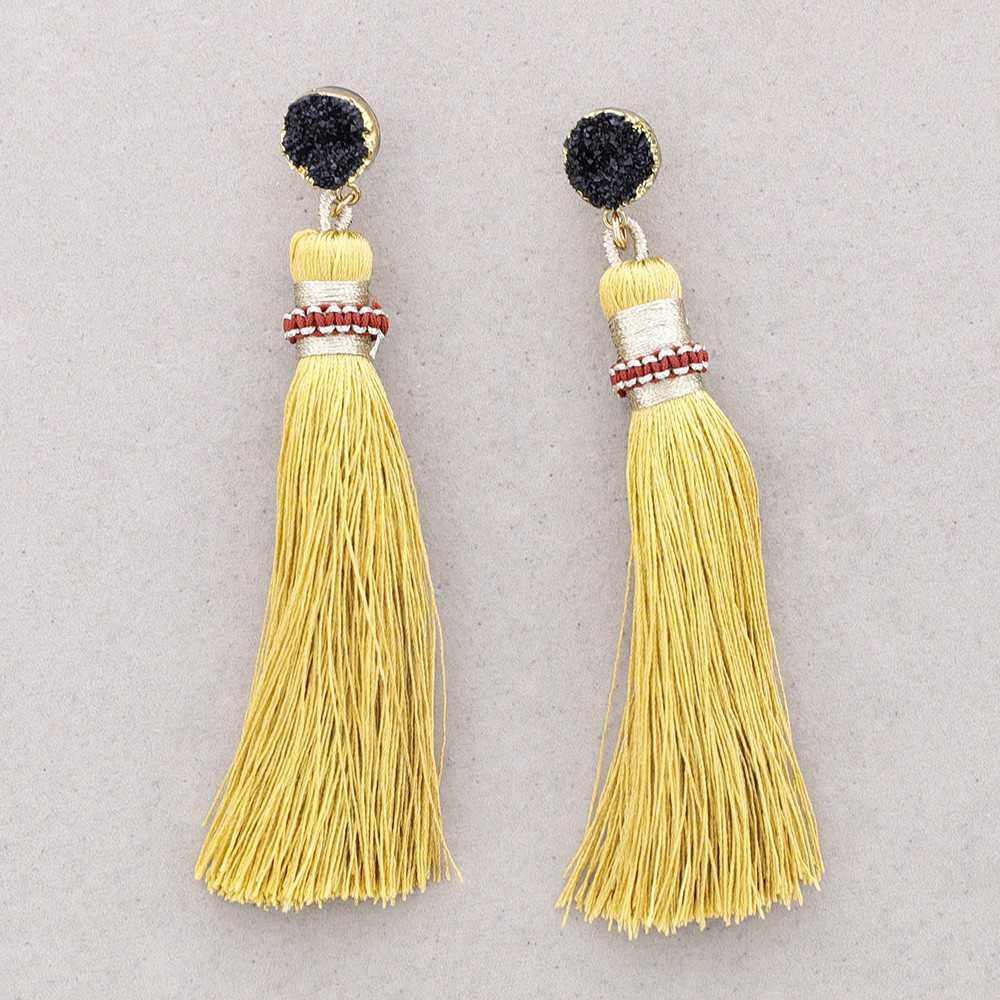 RESIN FRINGE EARRINGS