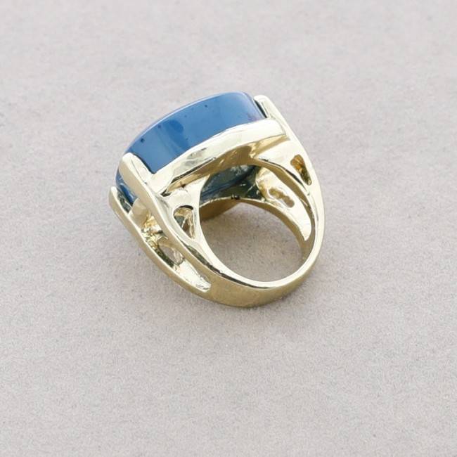 GOLD-PLATED METAL RESIN RING