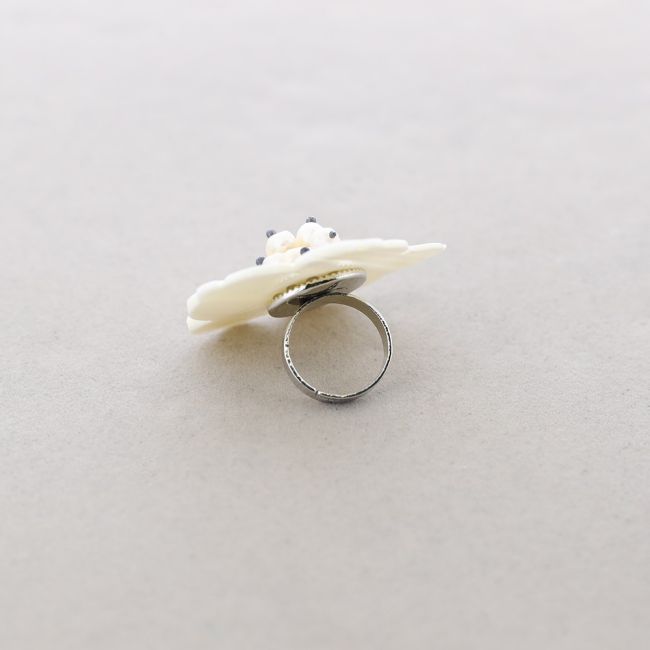 ANILLO FLOR  NÁCAR