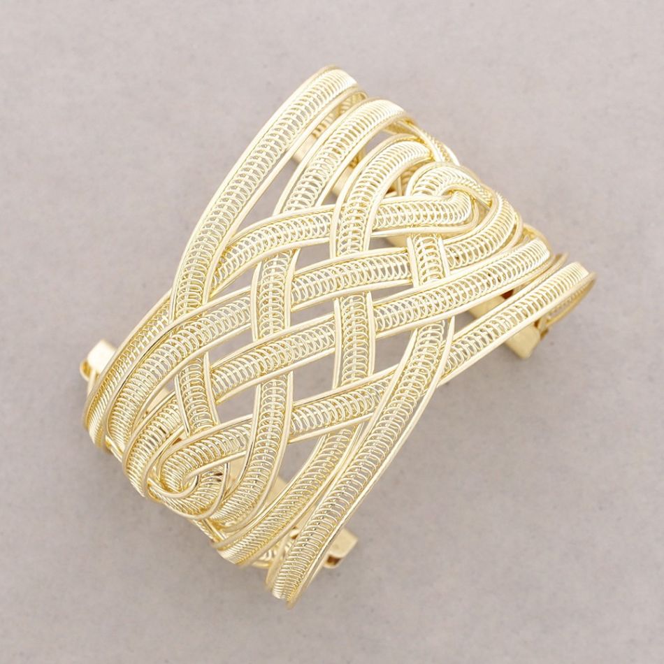 BRAIDED METAL BRACELET