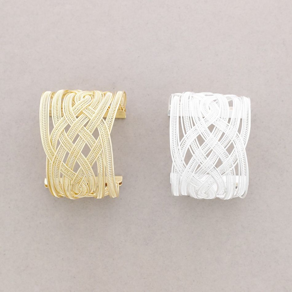 BRAIDED METAL BRACELET