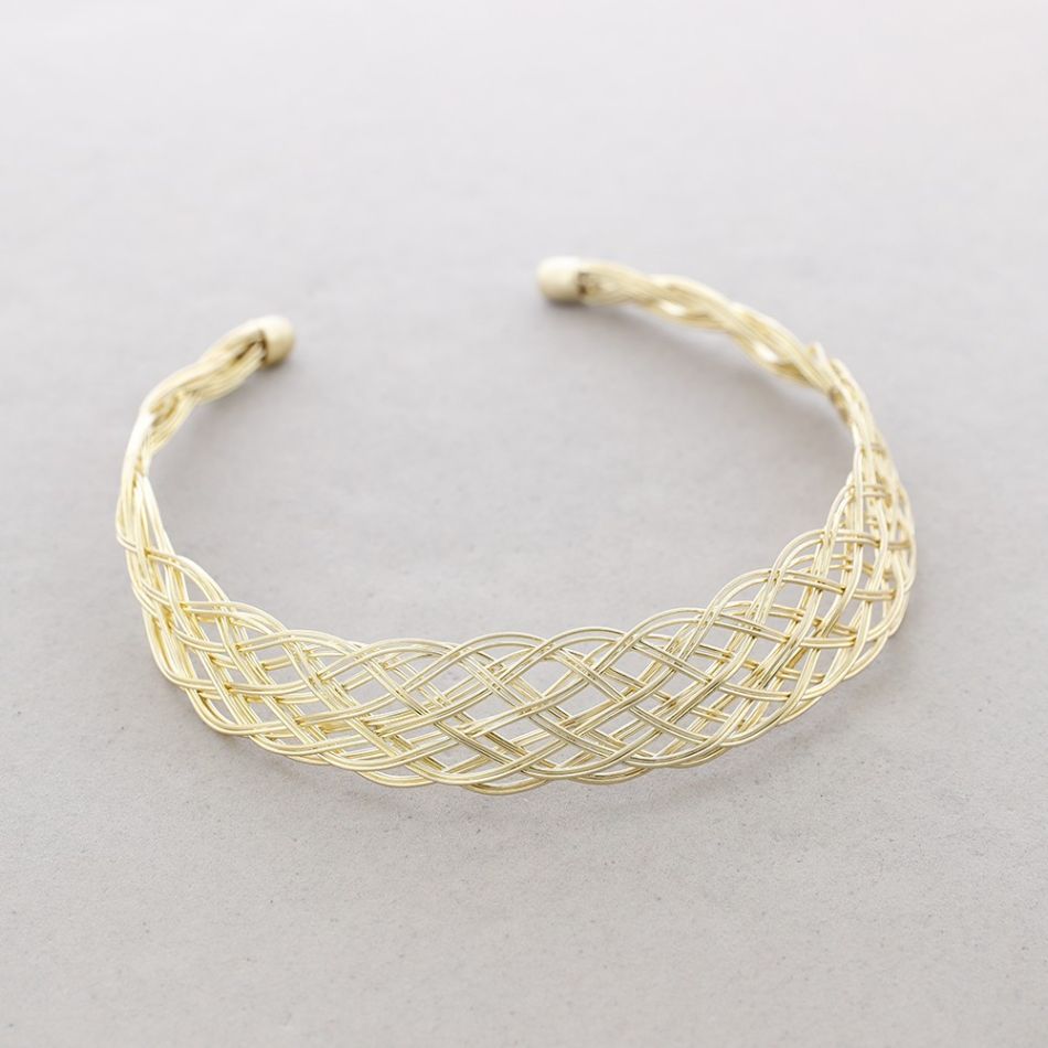 BRAIDED METAL CHOKER