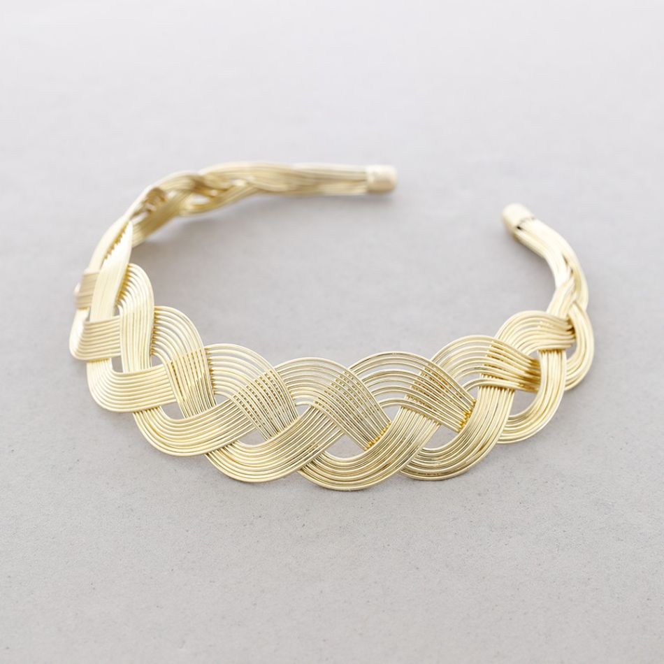 CHOKER METAL TRENZADO