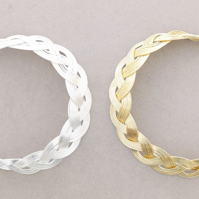 CHOKER METAL TRENZADO