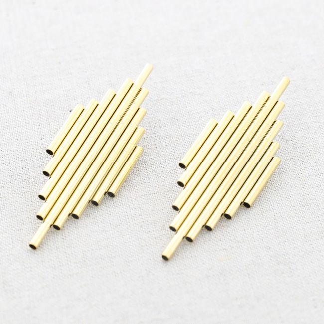 STEEL TUBES EARRINGS