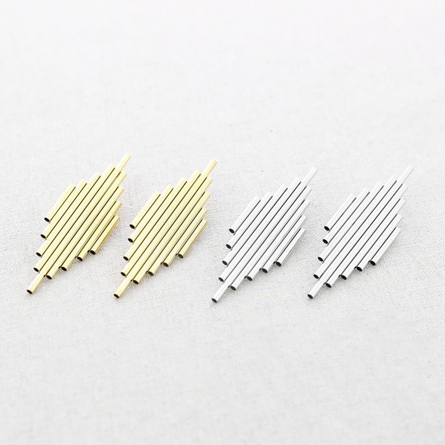 STEEL TUBES EARRINGS