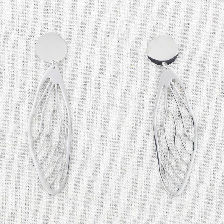 PENDIENTES ACERO COLGANTE ALITA