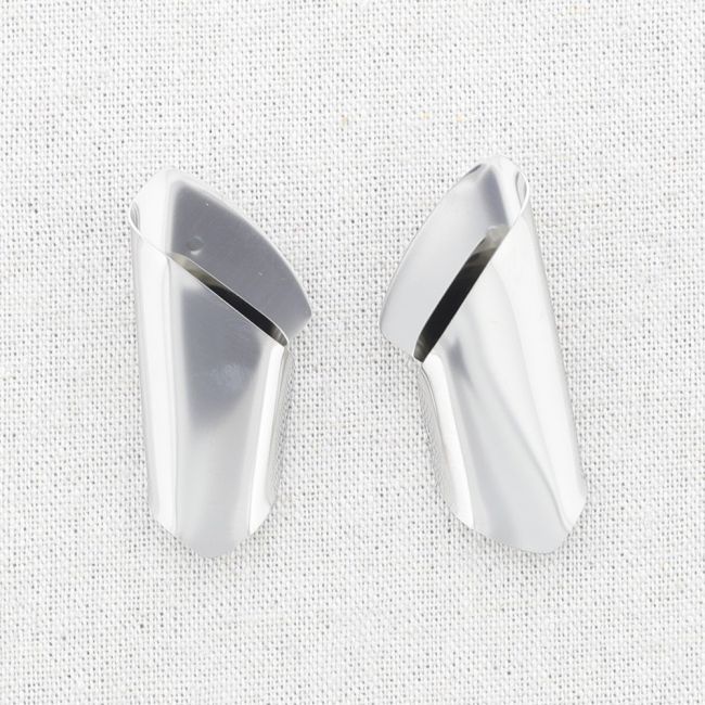 PENDIENTES ACERO FORMA IRREGULAR