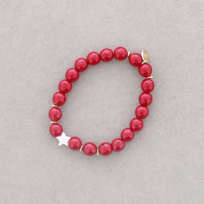 STONE ELASTIC BRACELET 8MM