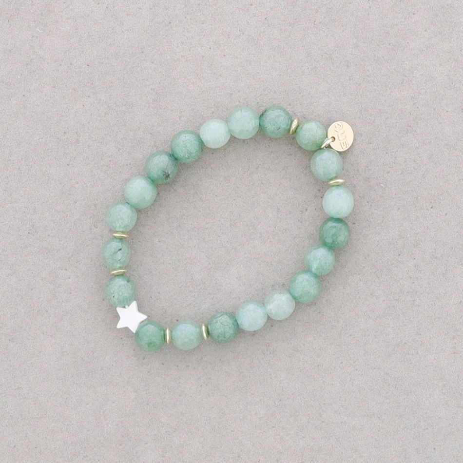STONE ELASTIC BRACELET 8MM
