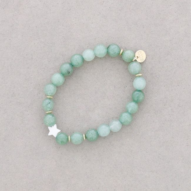 STONE ELASTIC BRACELET 8MM