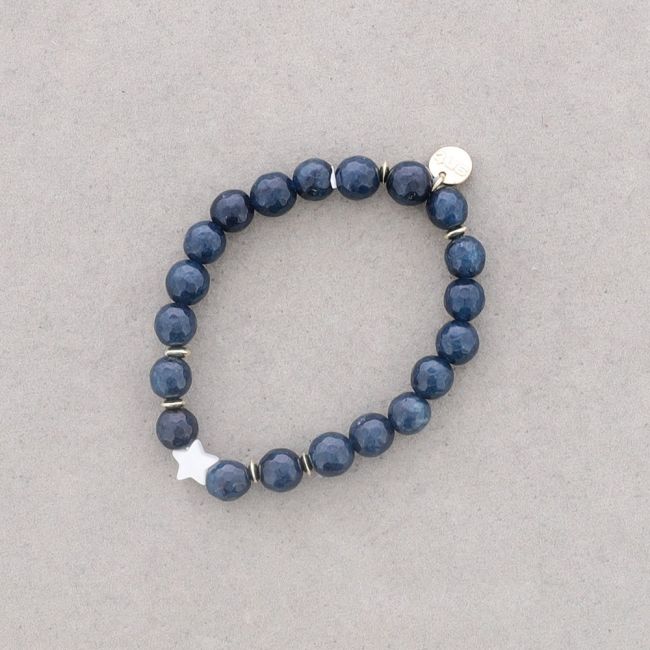 STONE ELASTIC BRACELET 8MM