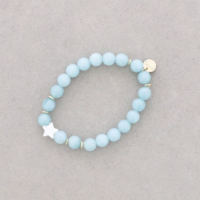 STONE ELASTIC BRACELET 8MM