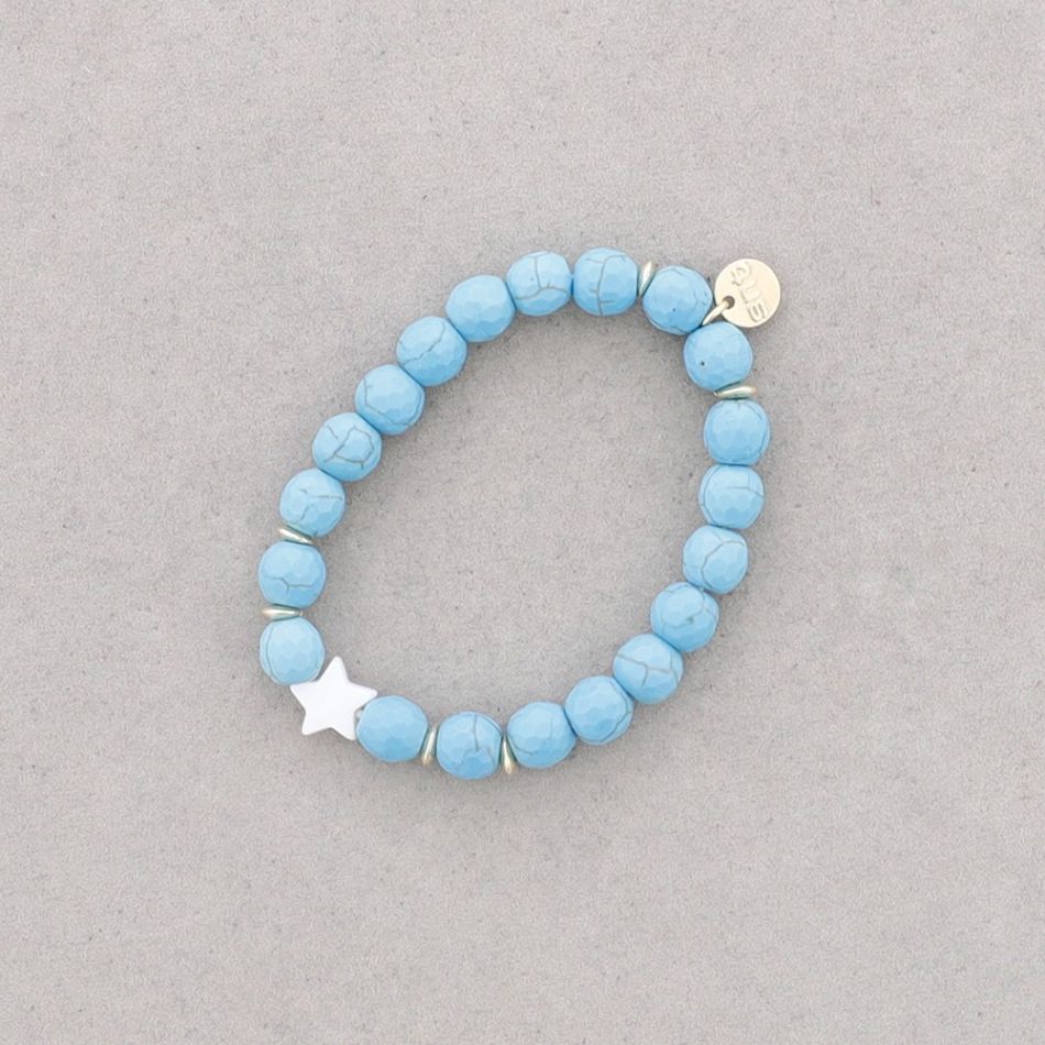 STONE ELASTIC BRACELET 8MM