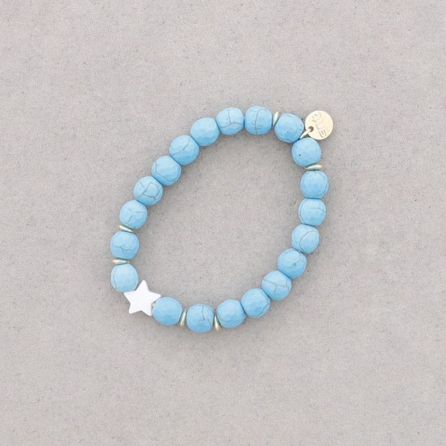 STONE ELASTIC BRACELET 8MM