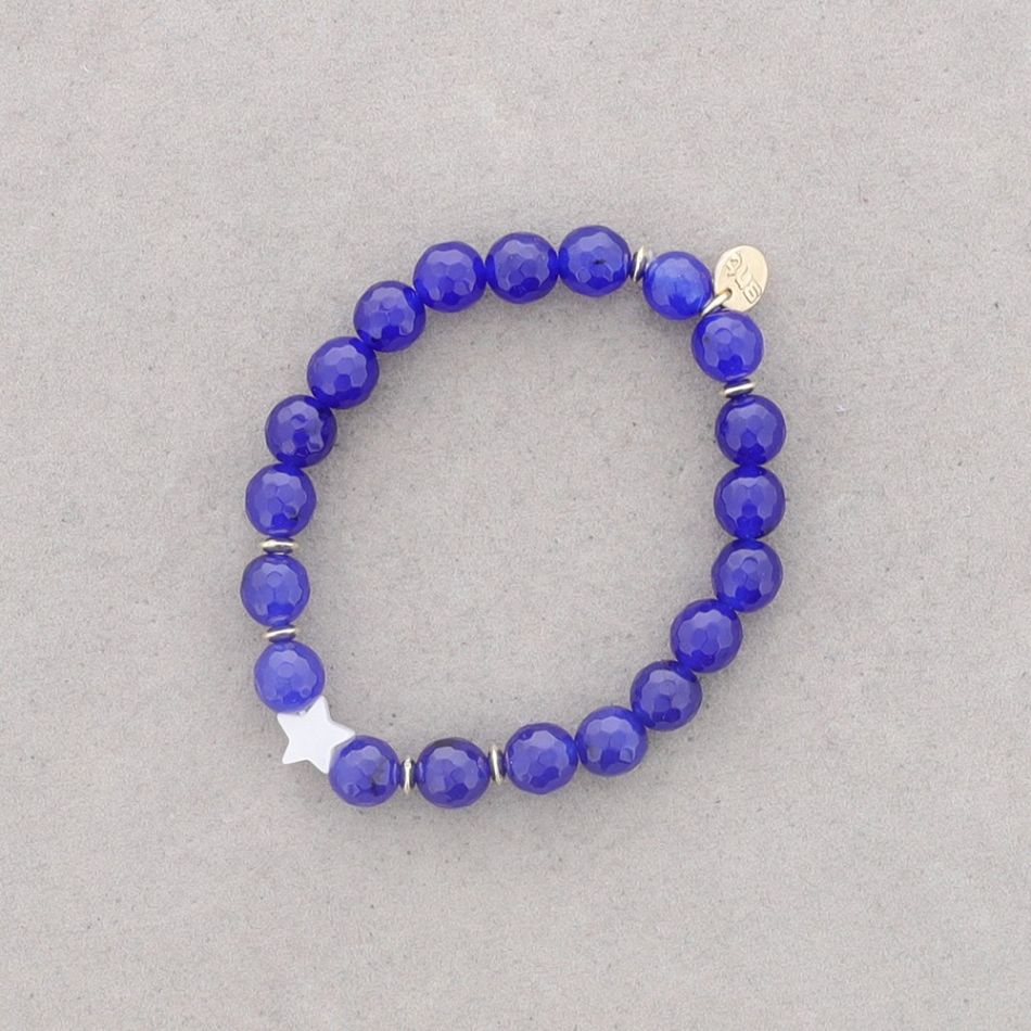 STONE ELASTIC BRACELET 8MM