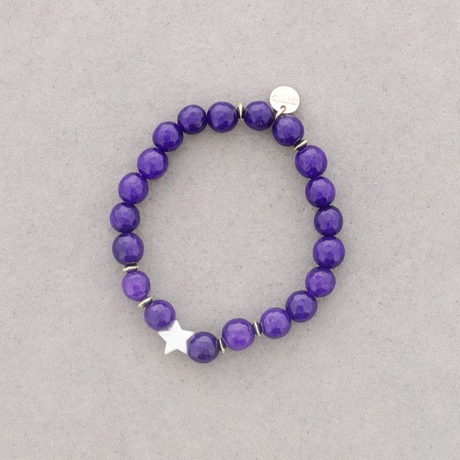 STONE ELASTIC BRACELET 8MM