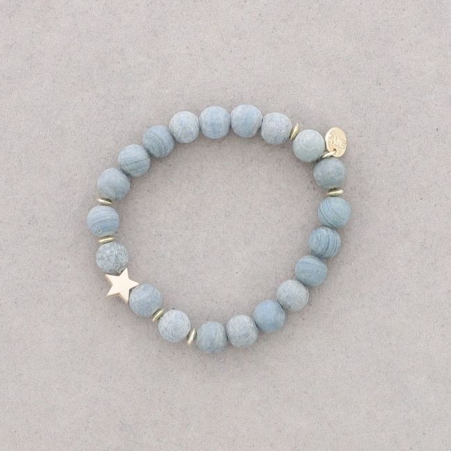STONE ELASTIC BRACELET 8MM