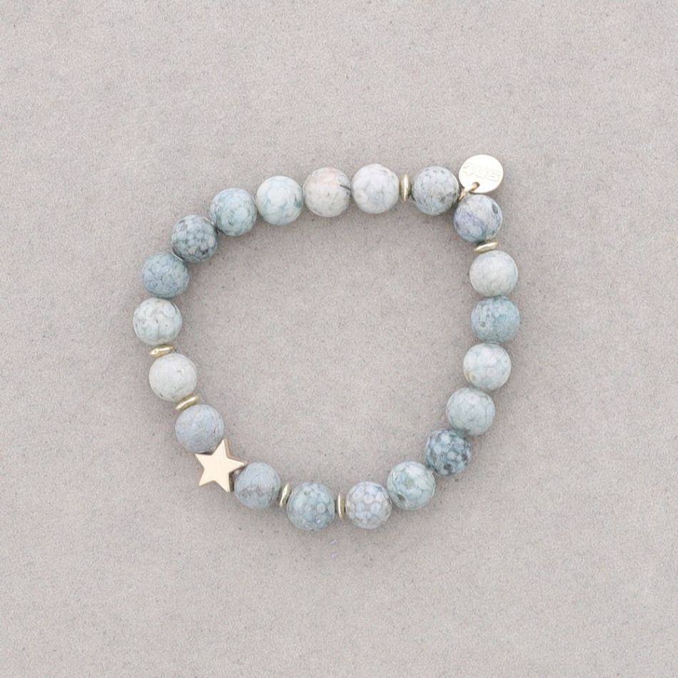 STONE ELASTIC BRACELET 8MM